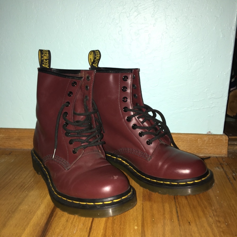 Cherry Doc Martens 1460